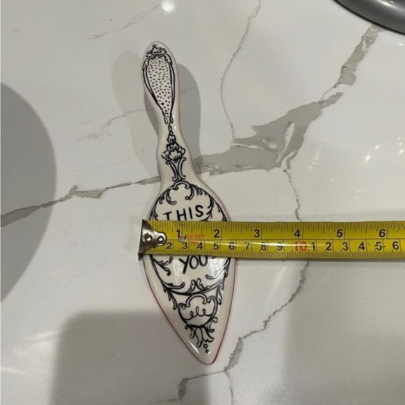 Rate combo: Anthropologie Molly Hatch Felicitations Cake Stand w/Matching Server - Picture 9 of 10